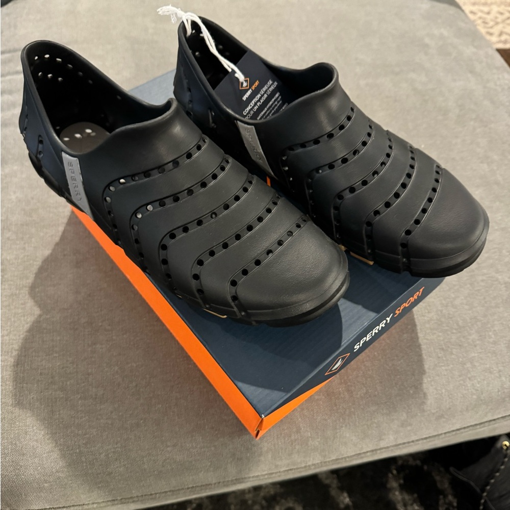 NWT Sperry Sport Water Strider Black Men’s Size 9